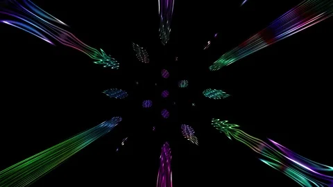 Colorful VJ Loop Background 스톡 동영상 91299410