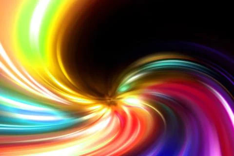 Colorful vortex Stock Illustration
