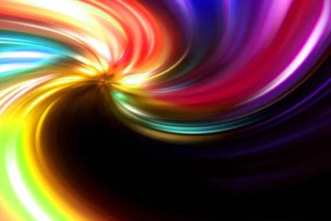 Colorful vortex Stock Illustration