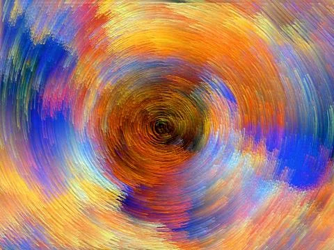 Colorful Vortex Stock Illustration