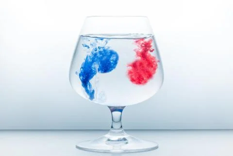 Colorful water drops Stock Photos