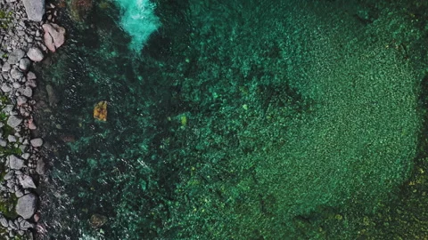 Colorful water with reflections Stock Footage 253423802