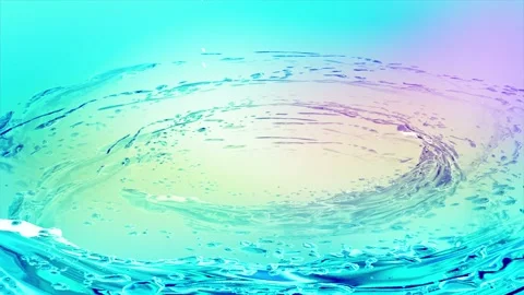 Colorful Water splash Stock Footage 105241545