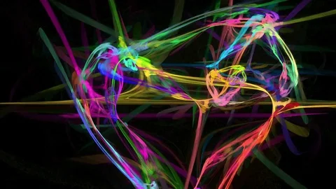 Colorful watercolor explosion abstract loop motion background Stock Footage 70454254