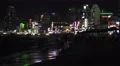 Colorful Waterfront Buildings And Crowds Of People At Night Gwangalli Beach 4K 4k or 4k+ Resolution