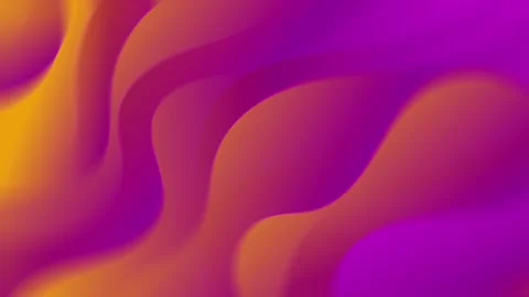 Colorful wave background with smooth flowing lines and gradients Video stock 306532892