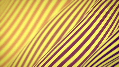 Colorful wave bend loop animation. Diagonal lines patterns. 3d rendering. 4k UHD Stock Footage 118520668