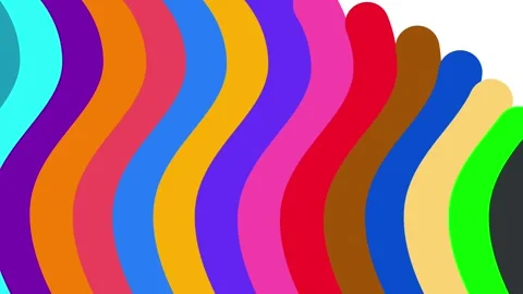 Colorful Wave Stock Footage 304946794