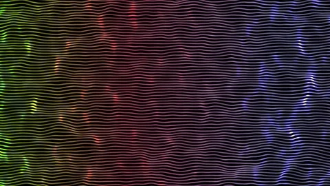 Colorful wave gradient animation. Future geometric patterns motion background Stock Footage 128975454