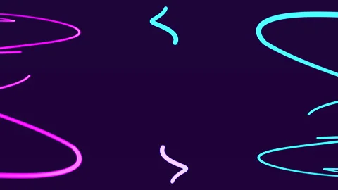 Colorful wave gradient animation slow motion background Stock Footage 133658208