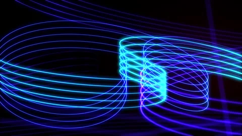 Colorful wave gradient animation slow motion background Stock Footage 139148515