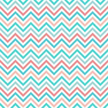 Colorful Wave Lines Stripes Pattern Background Stock Illustration