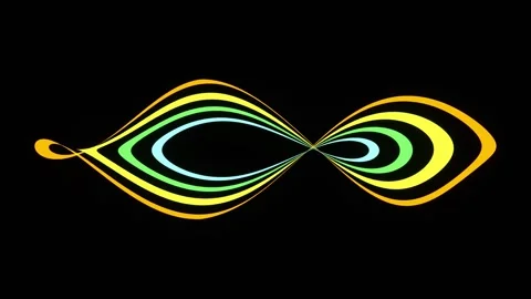 Colorful Wave Motion Animation Video stock 297734833