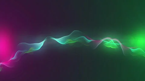 Colorful Wave Motion Background Vibrant Digital Energy Flow Video stock 331843690