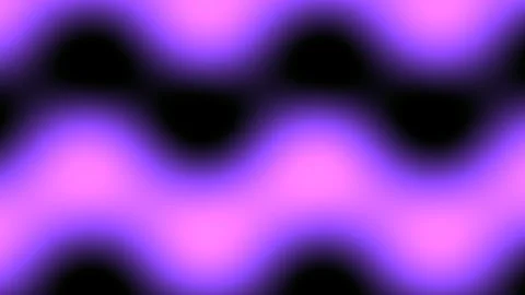 Colorful wave pattern on a dark background with vibrant Stock Footage 338288896