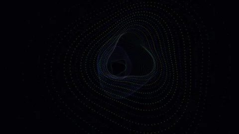 Colorful wave pattern motion background for visuals Stock Footage 340519106