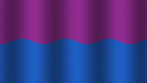 Colorful wave pattern with pink and blue shades in fabric Stock Footage 338223619