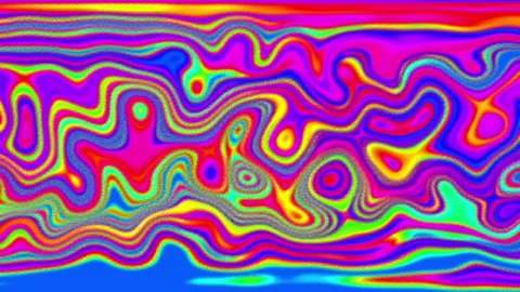 Colorful wave pattern sand art loop Stock Footage 240322410