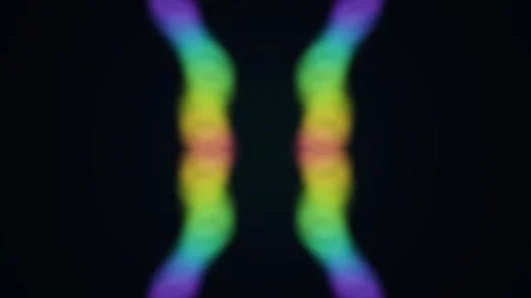 Colorful wave pattern seamless looping VJ loop for visuals Stock Footage 340523506