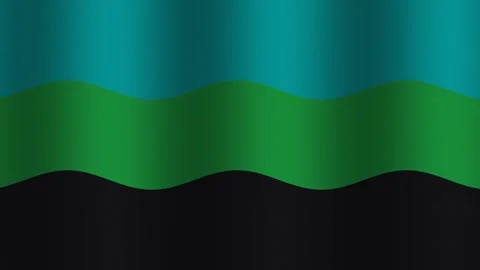 Colorful wave pattern with shades of blue and green on Stock Footage 338026350