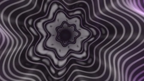 Colorful wave patterns create abstract designs in motion Stock Footage 340353110