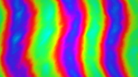 Colorful wave patterns create a dynamic background effect Stock Footage 338012017