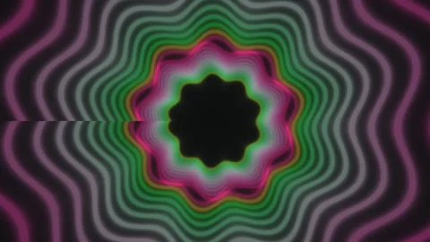 Colorful wave patterns create a dynamic visual effect Stock Footage 339366374