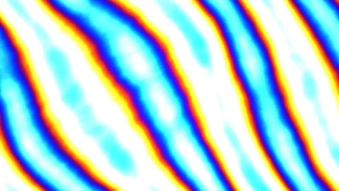 Colorful wave patterns create motion effects on a bright Stock Footage 337953059