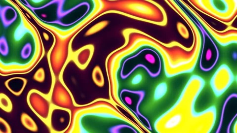 Colorful wave patterns flow in bright light Stock Footage 337940506
