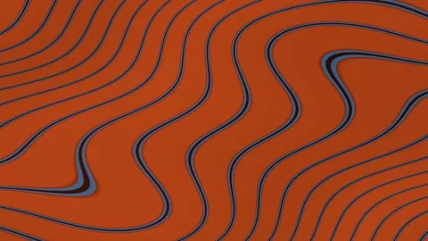 Colorful wave patterns on a textured surface create visual Stock Footage 340359075