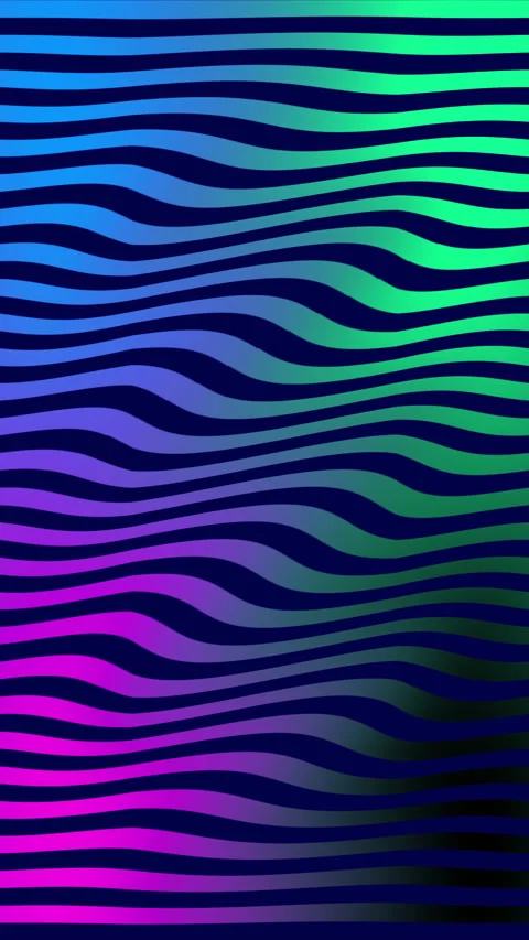 Colorful Wave Vj loop kaleida background animation in Vertical 4K. Stock-Footage 270717904