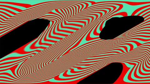 Colorful Wave Vj loop Kaleida background animation 4K. Stock-Footage 273864066