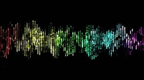 Colorful waveform 動画素材 45653756