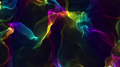 Colorful Waves Abstract Animation Stock-Footage 267454306