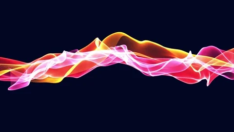 Colorful waves Video stock 283448363