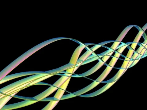 Colorful waves イラスト素材