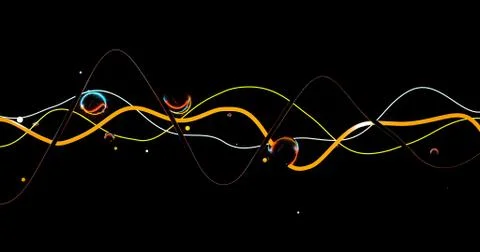 Colorful waves Stock Illustration