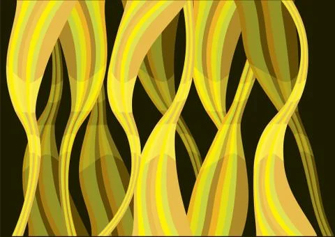 Colorful waves of layout design Illustrazione stock