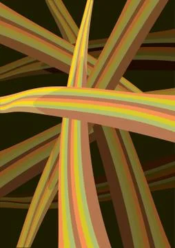 Colorful waves of layout design Stock Illustration