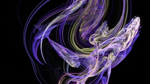 Colorful waves pattern abstract motion background Stock Footage 91145083