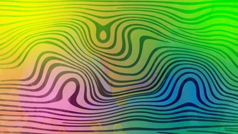 Colorful waves pattern Stock Footage 278602453