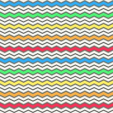 Colorful waves pattern Stock Illustration