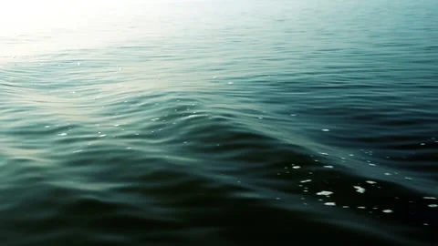 Colorful Waves On The Water Stock Footage 324810817