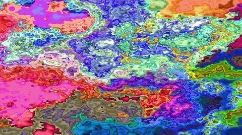 Colorful waving background. Seamless loop Video stock 66253512