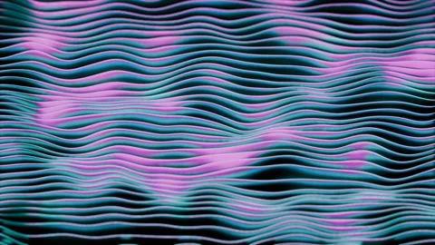 This is a Colorful Wavy Abstract Background that showcases vibrant designs and Stock Footage 308482753