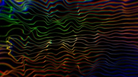 Colorful wavy background Stock Footage 103305165
