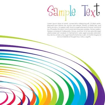 Colorful wavy background Stock-Illustration