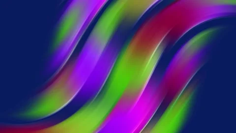 Colorful wavy gradient pattern abstract background. 2D rendered computer Stock Footage 193985649