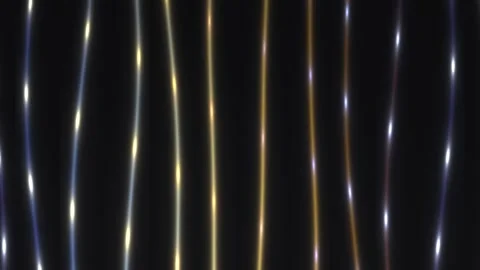 Colorful wavy lines in dark background create a dynamic Stock Footage 339328358