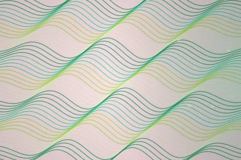 Colorful wavy lines pattern on light background 스톡 사진